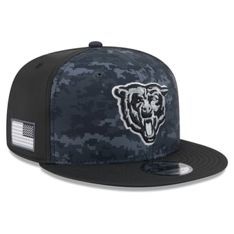 Men's New Era Black Chicago Bears 2026 Salute To Service 9FIFTY Snapback Hat