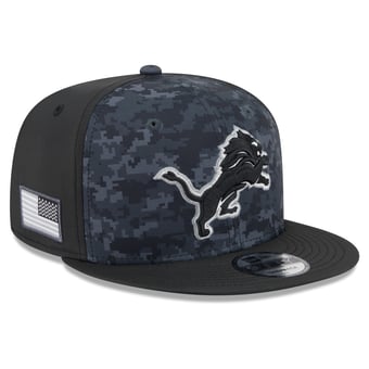 Men's New Era Black Detroit Lions 2026 Salute To Service 9FIFTY Snapback Hat