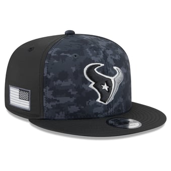 Men's New Era Black Houston Texans 2026 Salute To Service 9FIFTY Snapback Hat