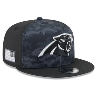 Men's New Era Black Carolina Panthers 2026 Salute To Service 9FIFTY Snapback Hat
