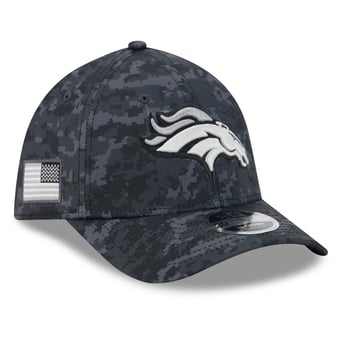 Men's New Era Black Denver Broncos 2026 Salute To Service 39THIRTY M-Crown Stretch Hat