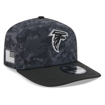 Men's New Era Black Atlanta Falcons 2026 Salute To Service 19TWENTY Adjustable Hat