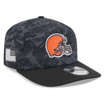 Men's New Era Black Cleveland Browns 2026 Salute To Service 19TWENTY Adjustable Hat