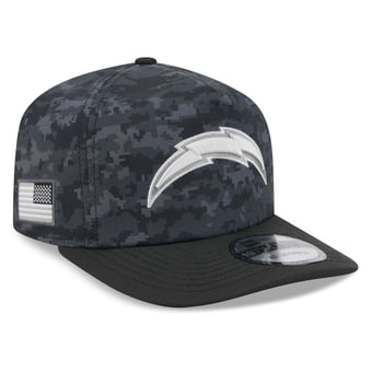 Men's New Era Black Los Angeles Chargers 2026 Salute To Service 19TWENTY Adjustable Hat