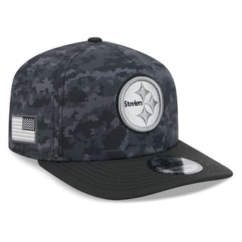 Men's New Era Black Pittsburgh Steelers 2026 Salute To Service 19TWENTY Adjustable Hat