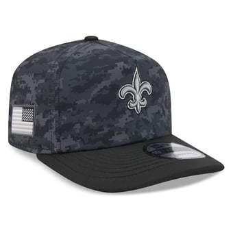 Men's New Era Black New Orleans Saints 2026 Salute To Service 19TWENTY Adjustable Hat