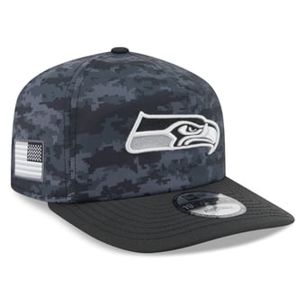 Men's New Era Black Seattle Seahawks 2026 Salute To Service 19TWENTY Adjustable Hat