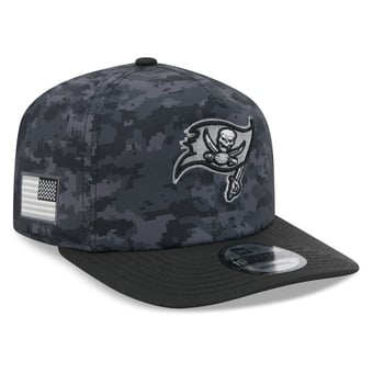 Men's New Era Black Tampa Bay Buccaneers 2026 Salute To Service 19TWENTY Adjustable Hat