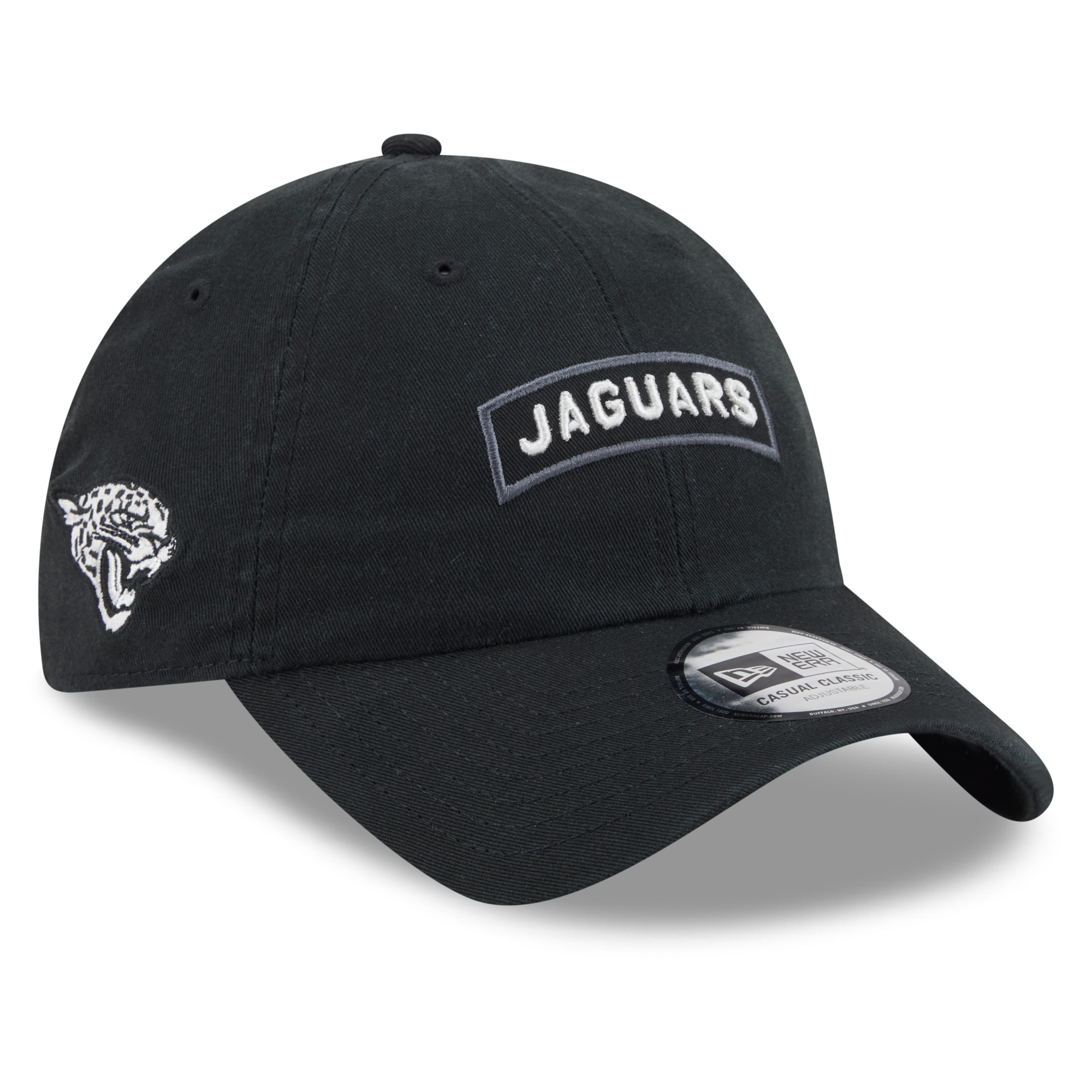 Men's New Era Black Jacksonville Jaguars 2026 Salute To Service Casual Classic Adjustable Hat