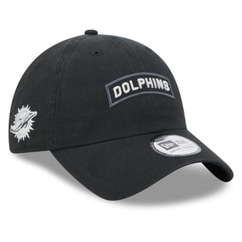 Men's New Era Black Miami Dolphins 2026 Salute To Service Casual Classic Adjustable Hat