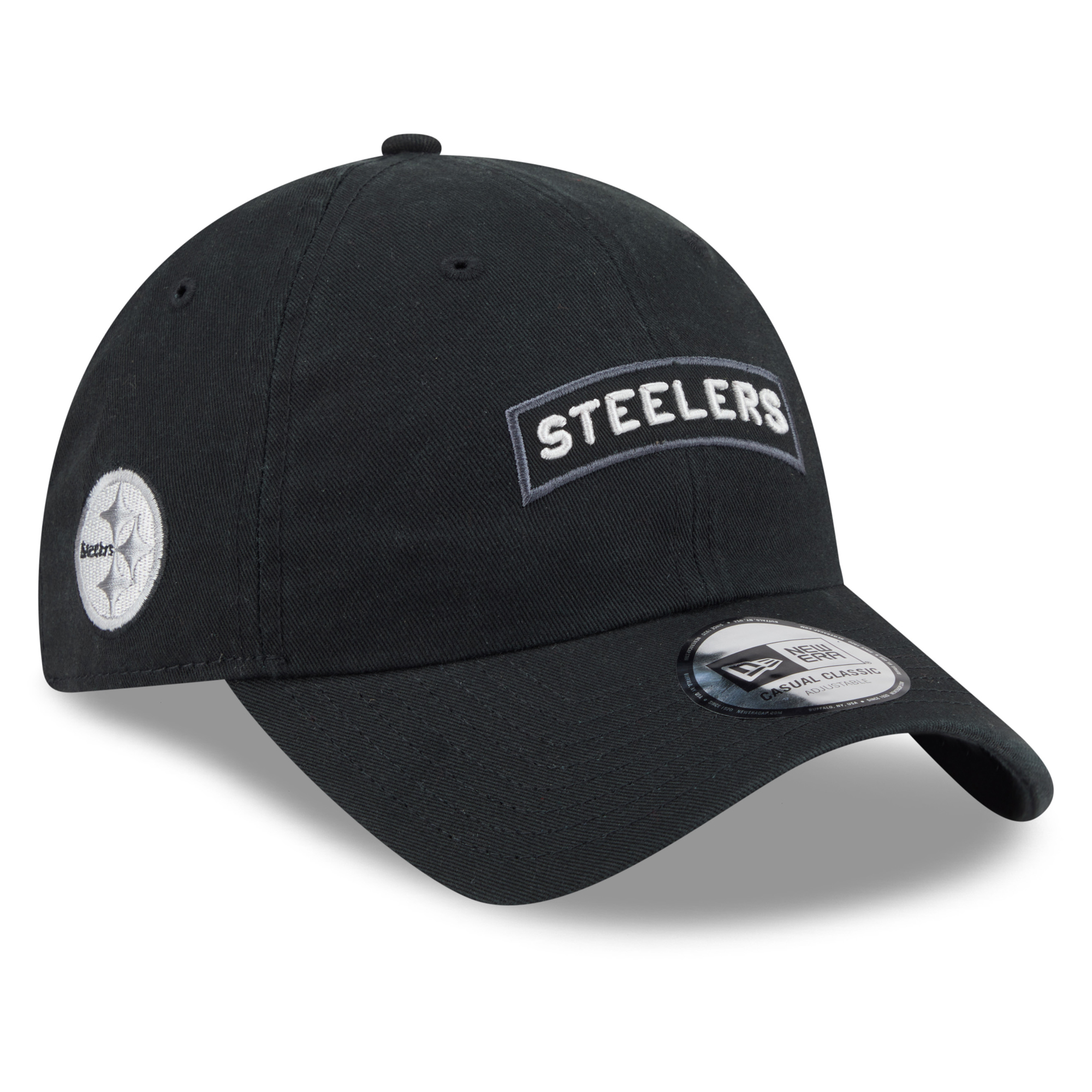 Men's New Era Black Pittsburgh Steelers 2026 Salute To Service Casual Classic Adjustable Hat