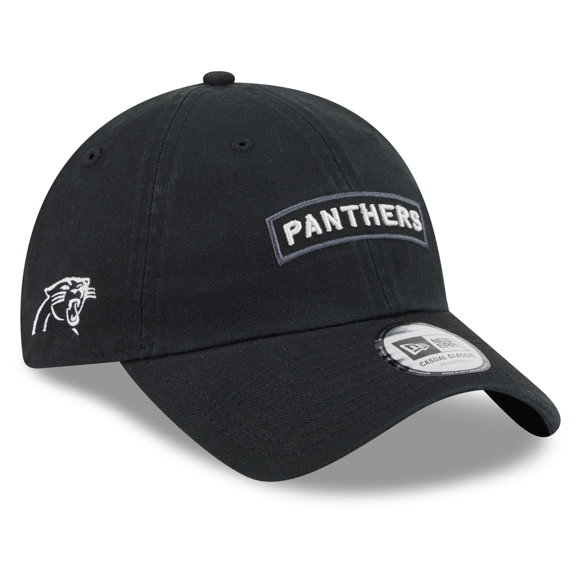 Men's New Era Black Carolina Panthers 2026 Salute To Service Casual Classic Adjustable Hat