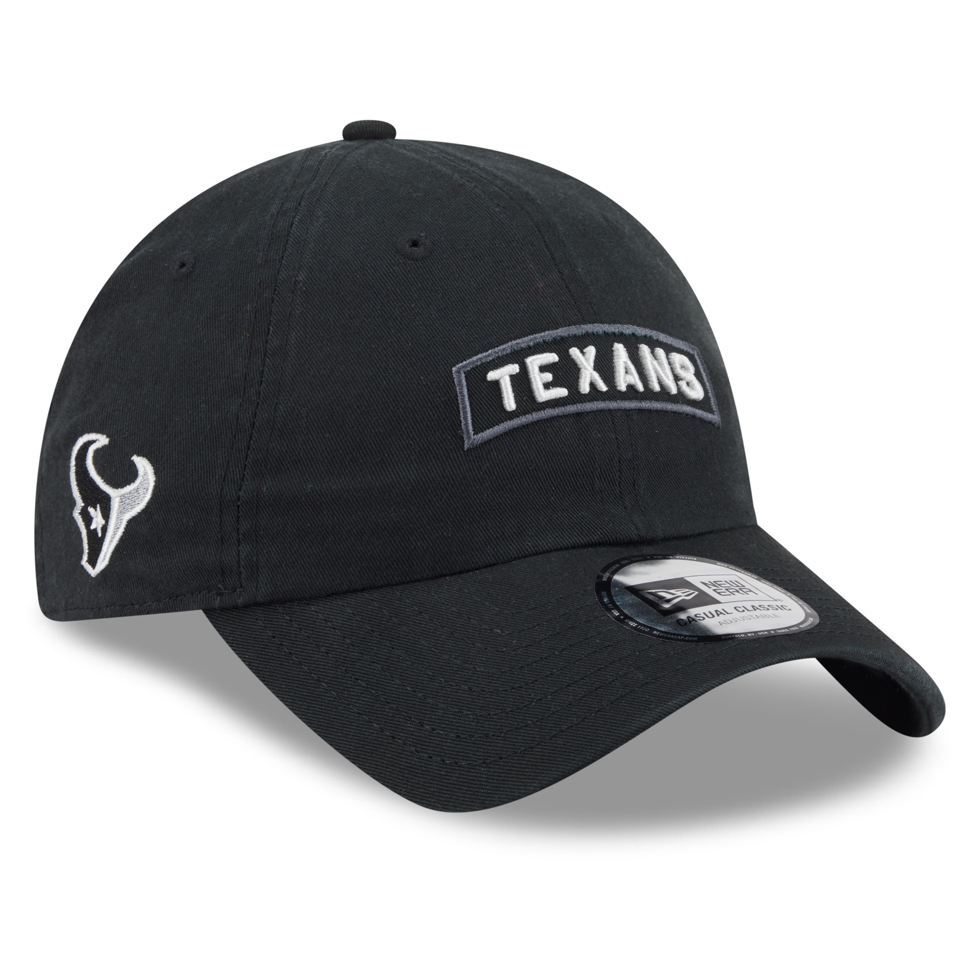 Men's New Era Black Houston Texans 2026 Salute To Service Casual Classic Adjustable Hat