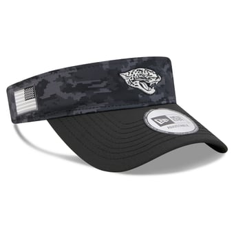 Men's New Era Black Jacksonville Jaguars 2026 Salute To Service Adjustable Visor
