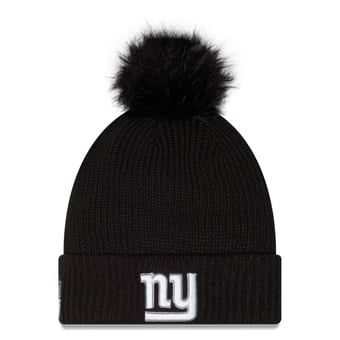Women's New Era Black New York Giants 2026 Salute To Service Cuffed Knit Hat with Pom