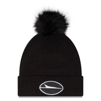 Women's New Era Black New York Jets 2026 Salute To Service Cuffed Knit Hat with Pom