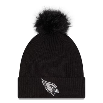 Women's New Era Black Arizona Cardinals 2026 Salute To Service Cuffed Knit Hat with Pom