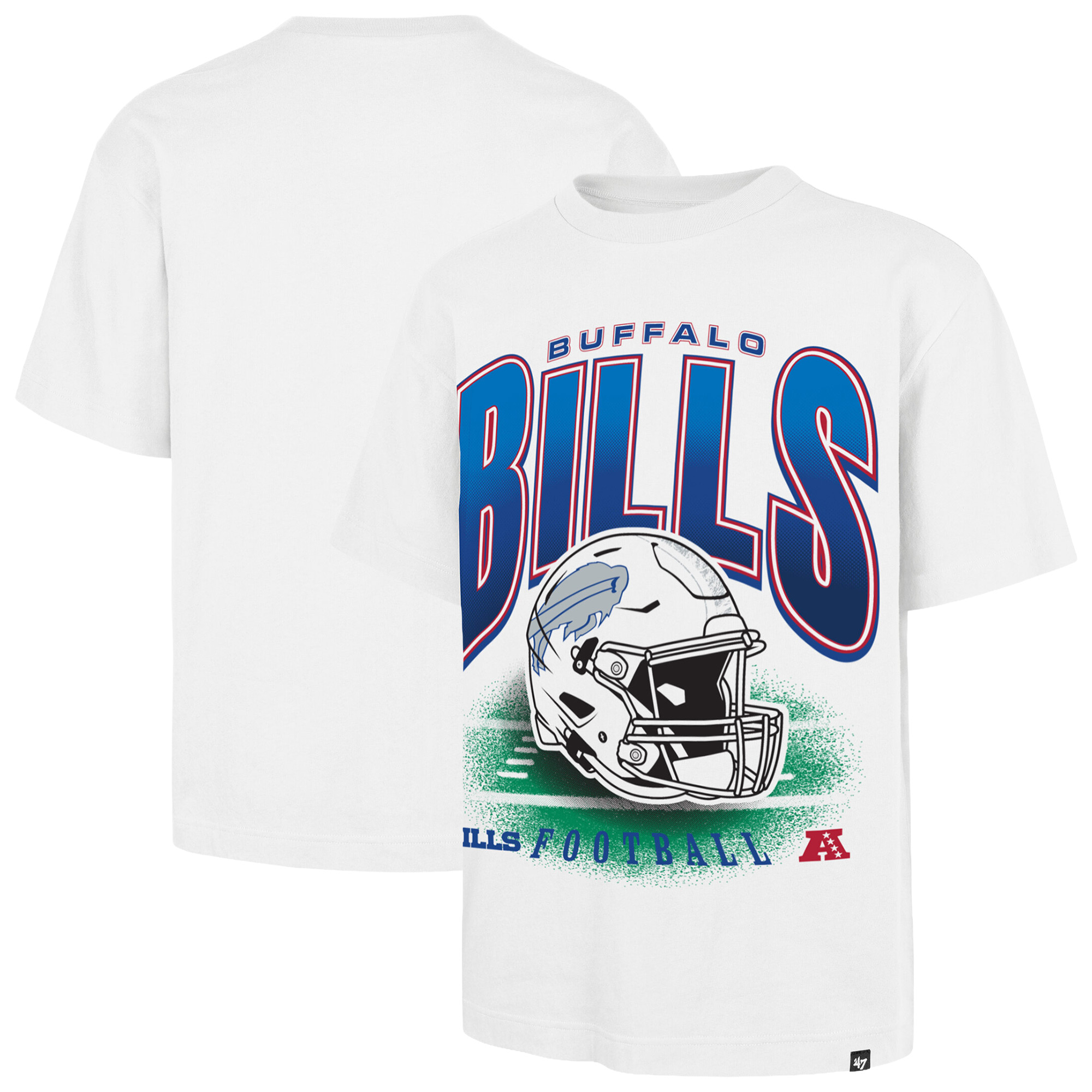 Men's '47 White Buffalo Bills Rivalries Team Flex Foundation T-Shirt
