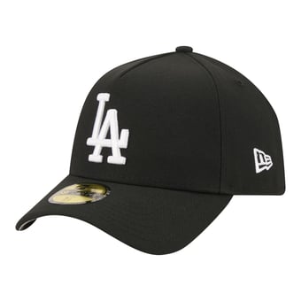 Men's New Era  Black Los Angeles Dodgers A-Frame 59FORTY Fitted Hat