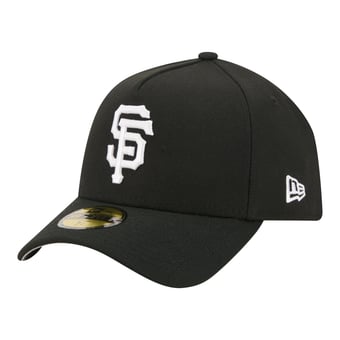 Men's New Era  Black San Francisco Giants A-Frame 59FORTY Fitted Hat