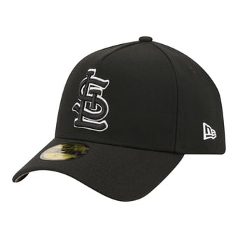Men's New Era  Black St. Louis Cardinals A-Frame 59FORTY Fitted Hat