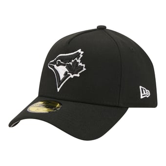 Men's New Era Black Toronto Blue Jays A-Frame 59FORTY Fitted Hat