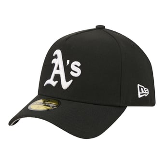 Men's New Era  Black Athletics A-Frame 59FORTY Fitted Hat