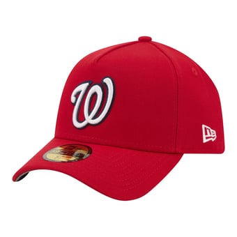 Men's New Era  Red Washington Nationals A-Frame 59FORTY Fitted Hat