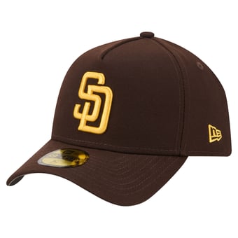 Men's New Era  Brown San Diego Padres A-Frame 59FORTY Fitted Hat