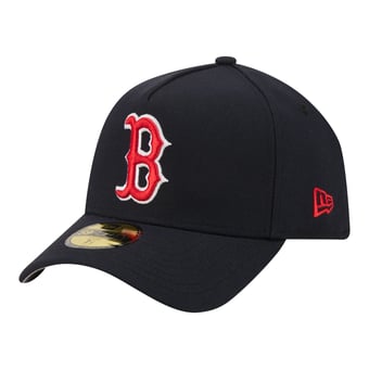 Men's New Era  Navy Boston Red Sox A-Frame 59FORTY Fitted Hat