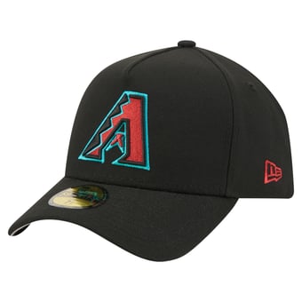Men's New Era  Black Arizona Diamondbacks A-Frame 59FORTY Fitted Hat