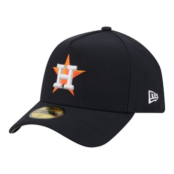 Men's New Era  Navy Houston Astros A-Frame 59FORTY Fitted Hat