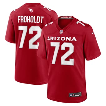 Arizona Cardinals Nike Game Home Jersey - Cardinal - Hjalte Froholdt - Mens
