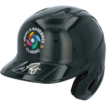 Cal Raleigh USA Baseball Autographed 2026 World Baseball Classic Logo Replica Batting Helmet