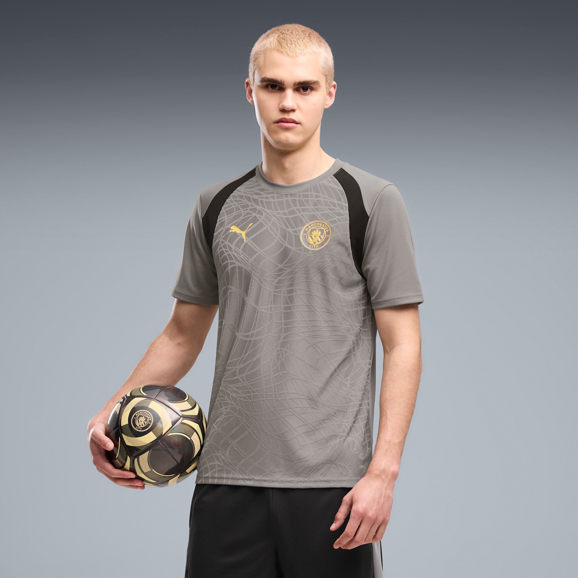 Men's Puma  Gray Manchester City 2026/27 Training Jersey