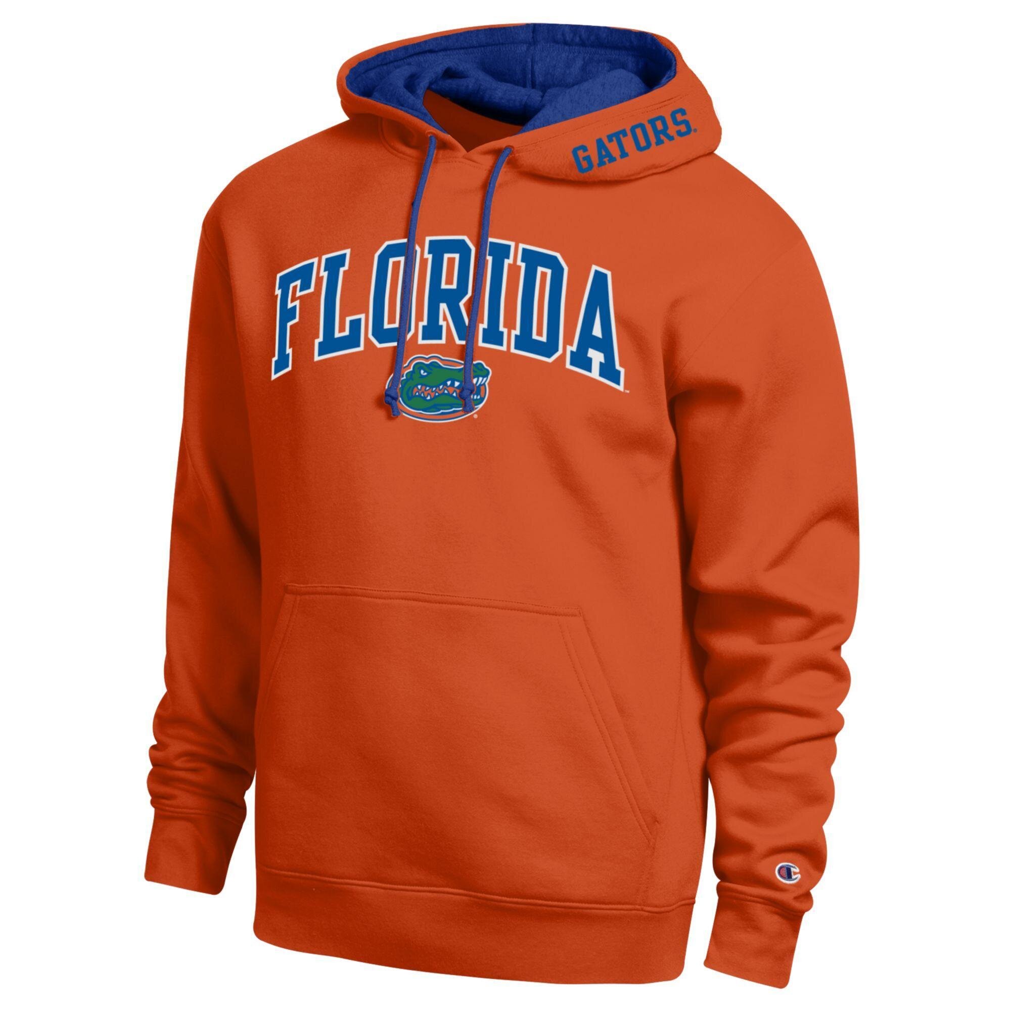 Men’s Champion Orange Florida Gators Arch Tackle Twill Hoodie