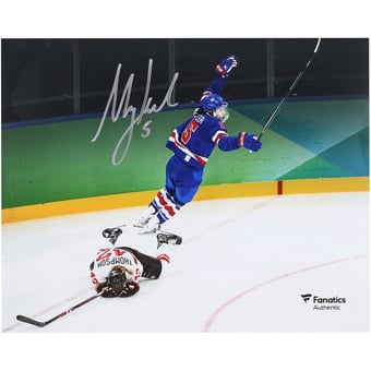 Megan Keller Team USA Autographed 8" x 10" 2026 Winter Olympics Golden Goal Celebration Photograph