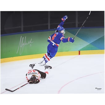 Megan Keller Team USA Autographed 16" x 20" 2026 Winter Olympics Golden Goal Celebration Photograph