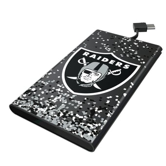 Keyscaper Las Vegas Raiders 5000mAh Flat Powerbank