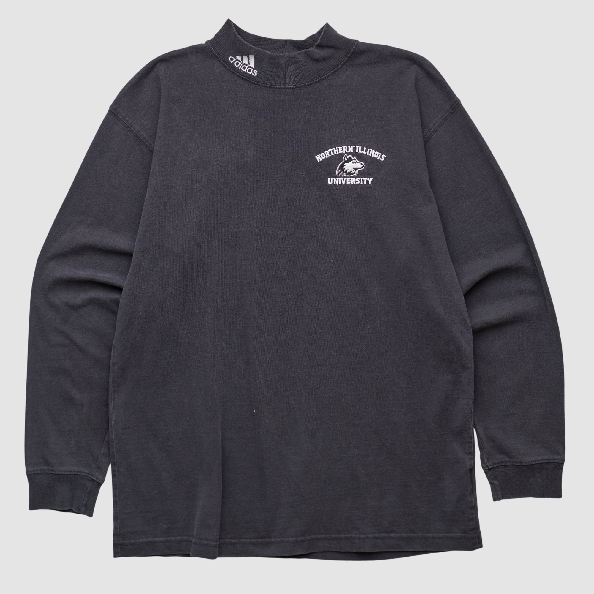 Northern Illinois Huskies Adidas 2000s Pullover Sweatshirt - Black - S by Fanatics Real Vintage