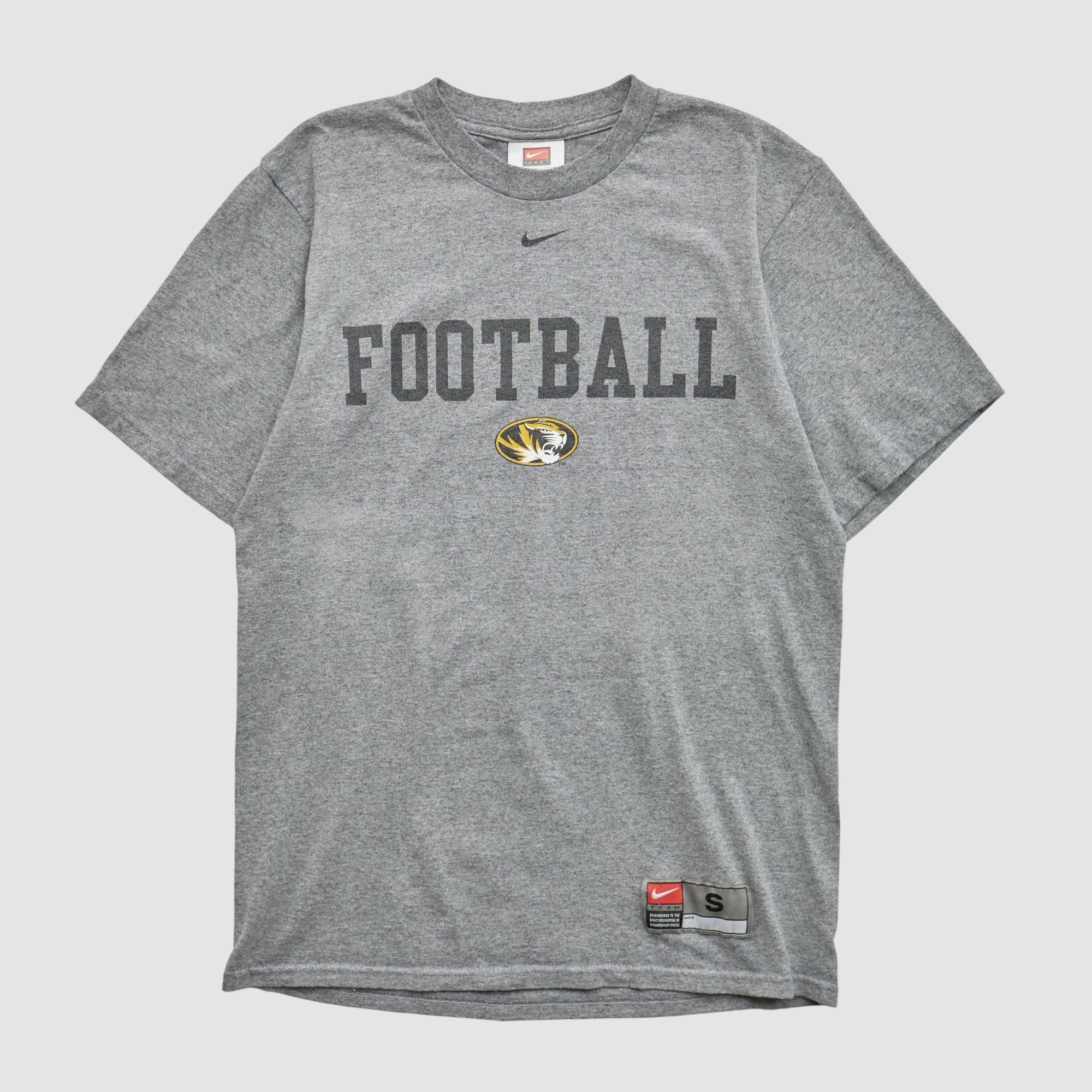 Missouri Tigers Nike 2000s T-shirt - Heather Gray by Fanatics Real Vintage
