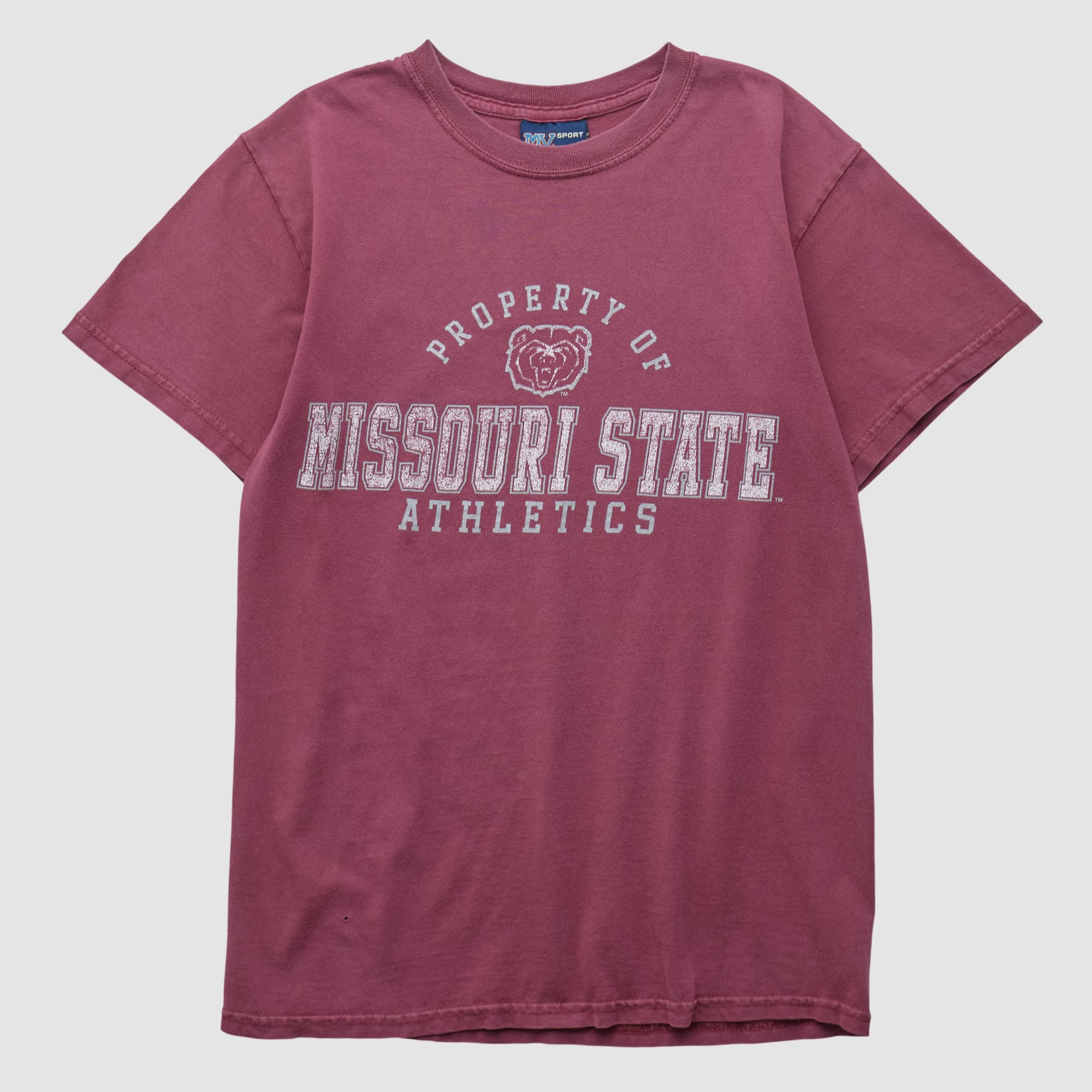 Missouri State University Bears MV Sport 2000s T-shirt - Maroon - XS by Fanatics Real Vintage