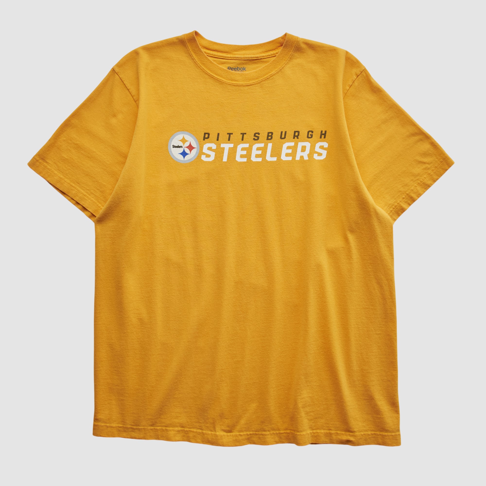 Pittsburgh Steelers Reebok 2000s T-shirt - Yellow - M by Fanatics Real Vintage