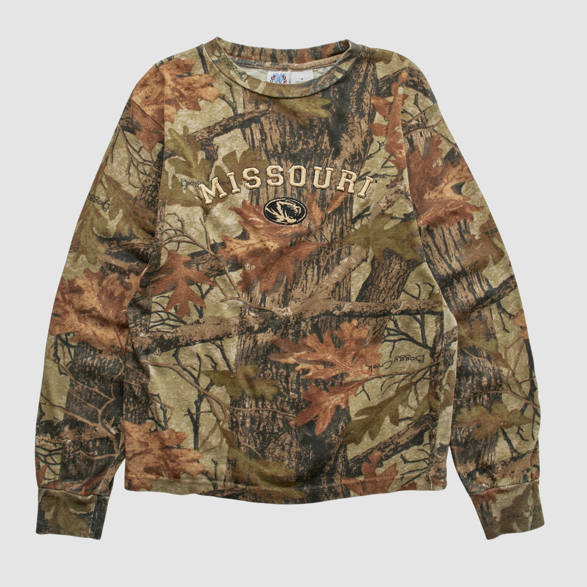 Missouri Tigers Victory Sports 2000s Long Sleeve T-shirt - Camo - S by Fanatics Real Vintage