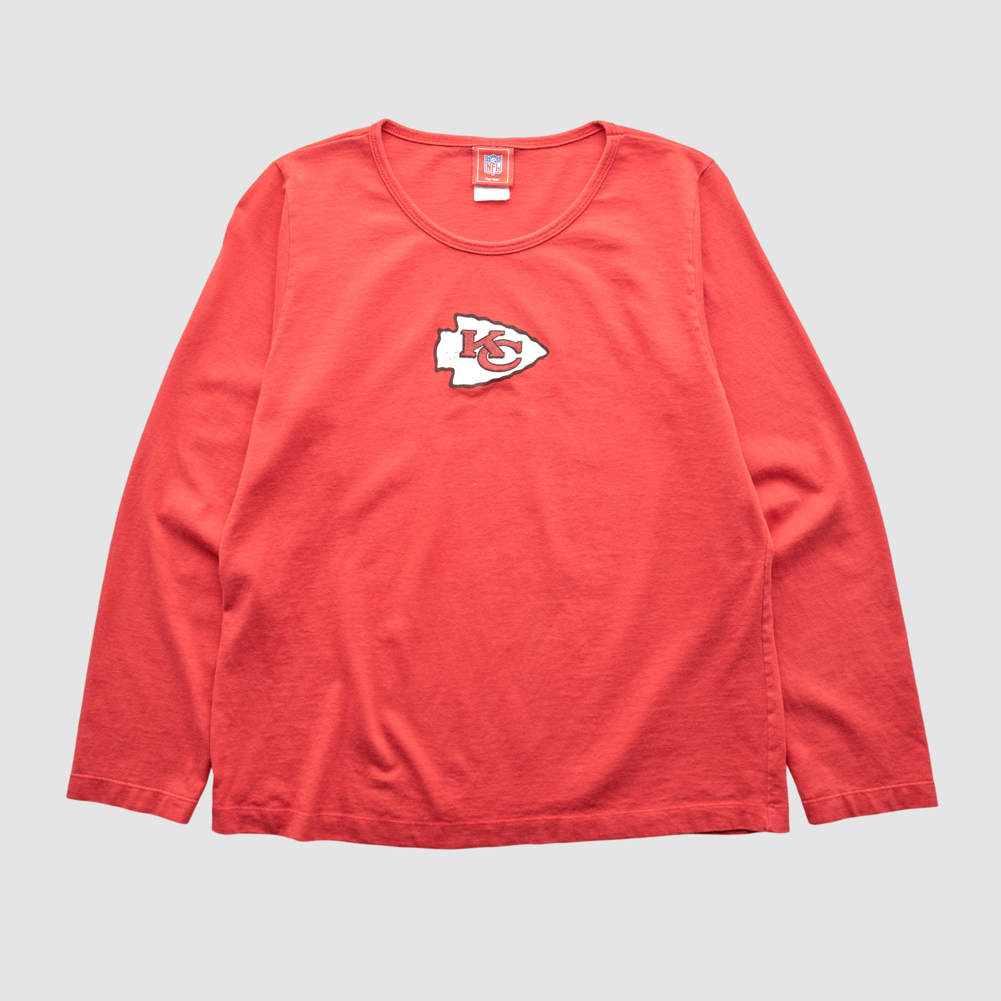 Kansas City Chiefs NFL 2000s Long Sleeve T-shirt – Red – M by Fanatics Real Vintage Kansas City Chiefs NFL 2000s Long Sleeve T-shirt – Red – M by Fanatics Real Vintage