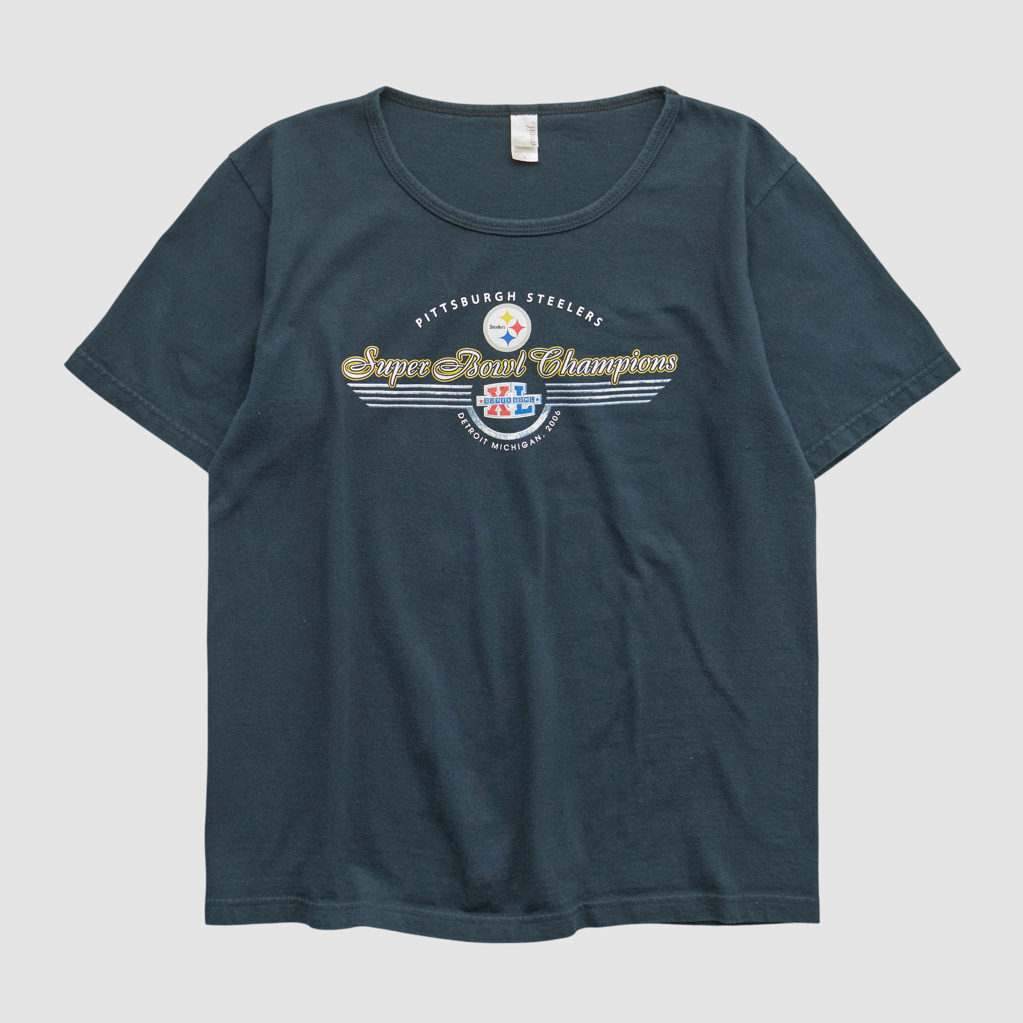 Pittsburgh Steelers Anvil 2006 T-shirt - Navy - M by Fanatics Real Vintage