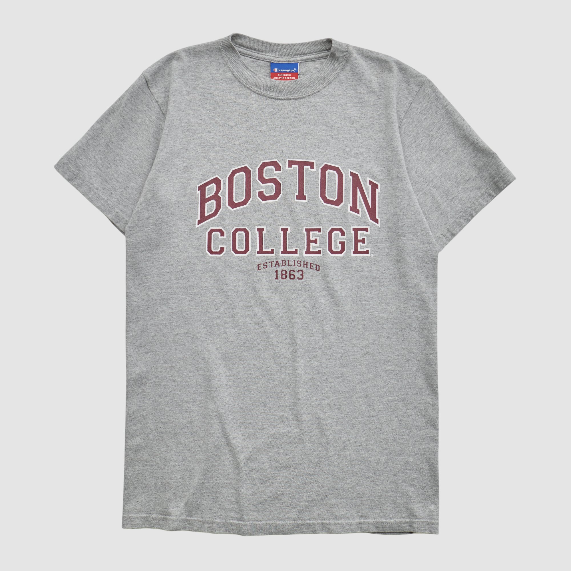 Boston College Eagles Champion 2000s T-shirt - Heather Gray - S by Fanatics Real Vintage