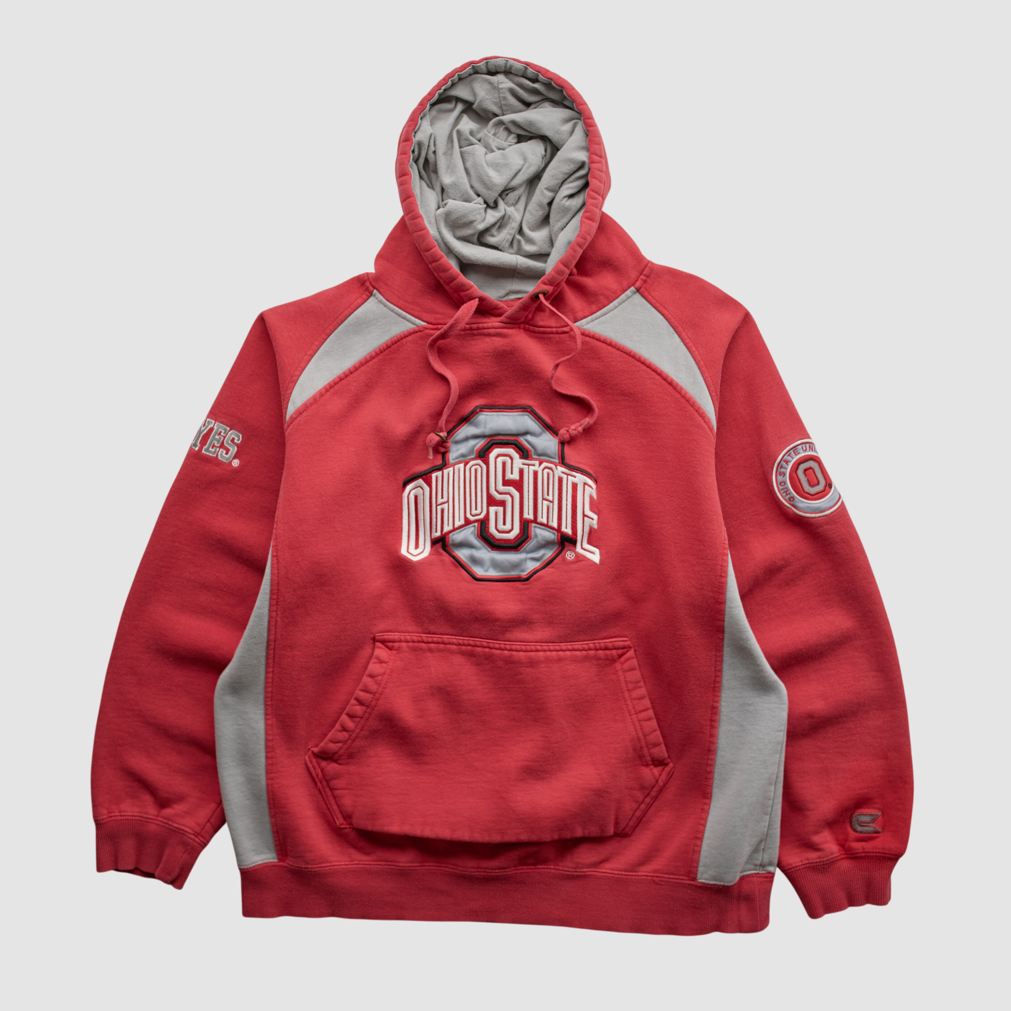 Ohio State Buckeyes Colosseum 2000s Hooded Pullover Sweatshirt - Red - S by Fanatics Real Vintage