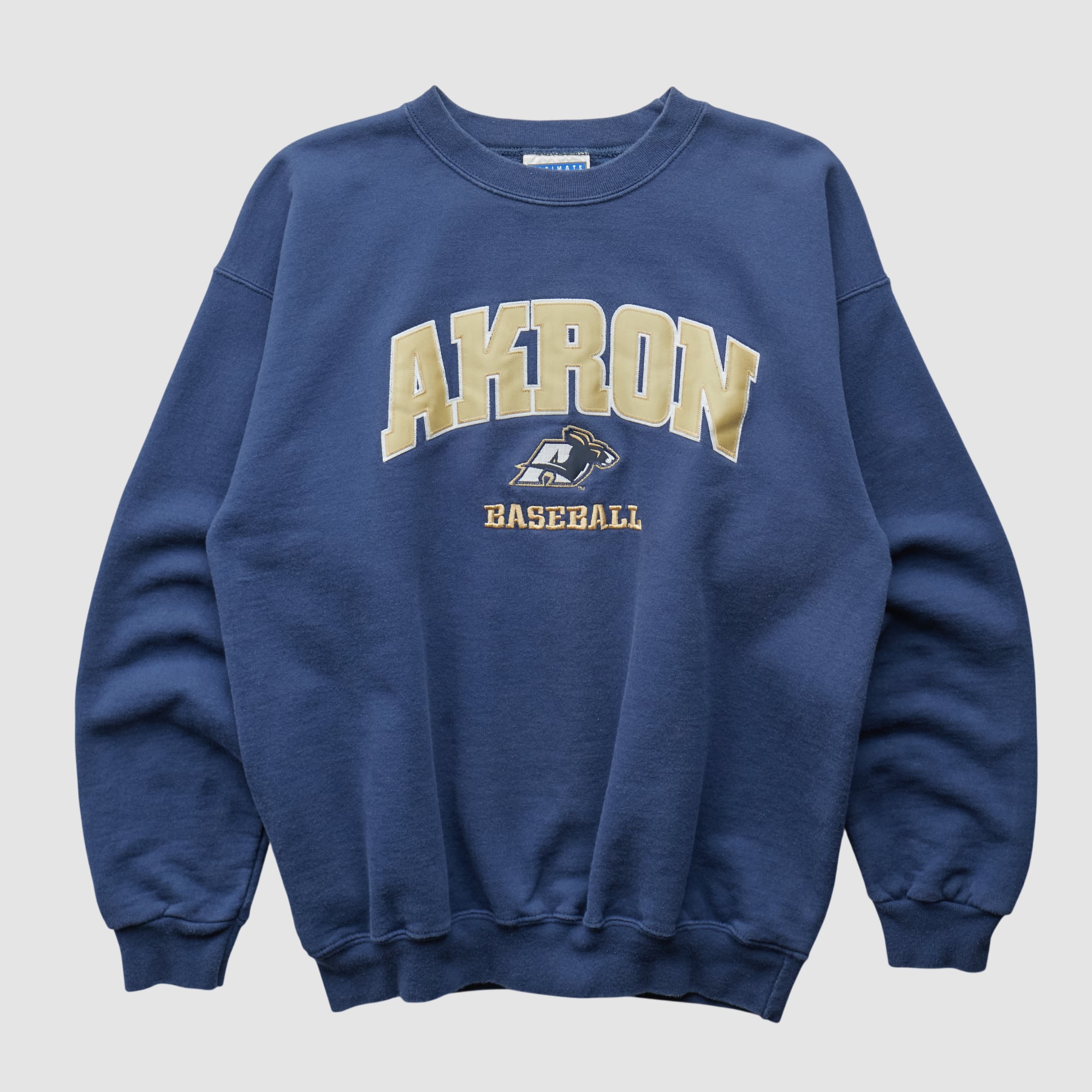 Akron Zips Hanes 2000s Pullover Sweatshirt - Navy - S by Fanatics Real Vintage