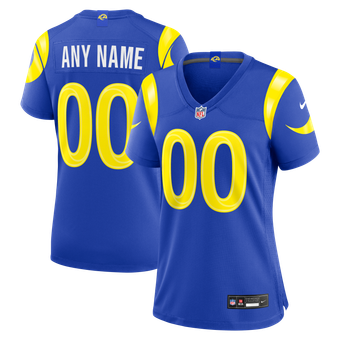 Women's Nike Royal Los Angeles Rams Custom Game Jersey